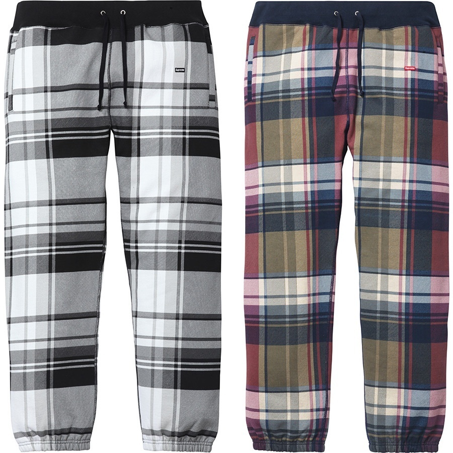 Plaid Sweatpant